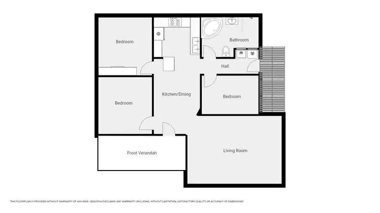 Floorplan of Homely house listing, 50 Patrick St, Stawell VIC 3380