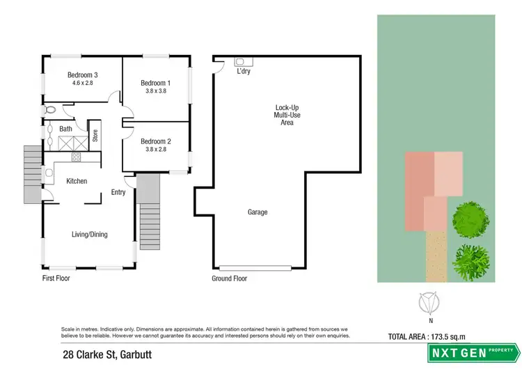 Floorplan of Homely house listing, 28 Clarke St, Garbutt QLD 4814