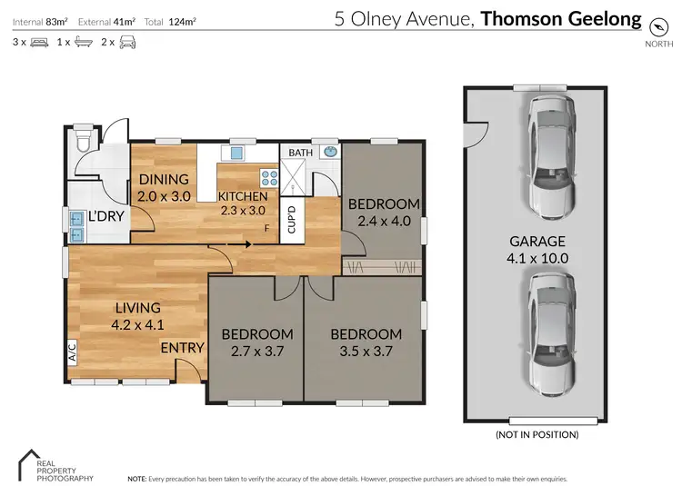Floorplan of Homely house listing, 5 Olney Ave, Thomson VIC 3219