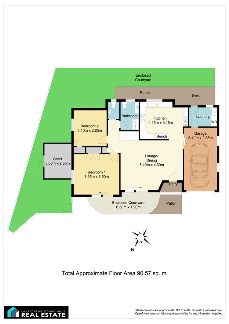 Floorplan of Homely villa listing, Villa 2, 1614 Ocean Dr, Lake Cathie NSW 2445
