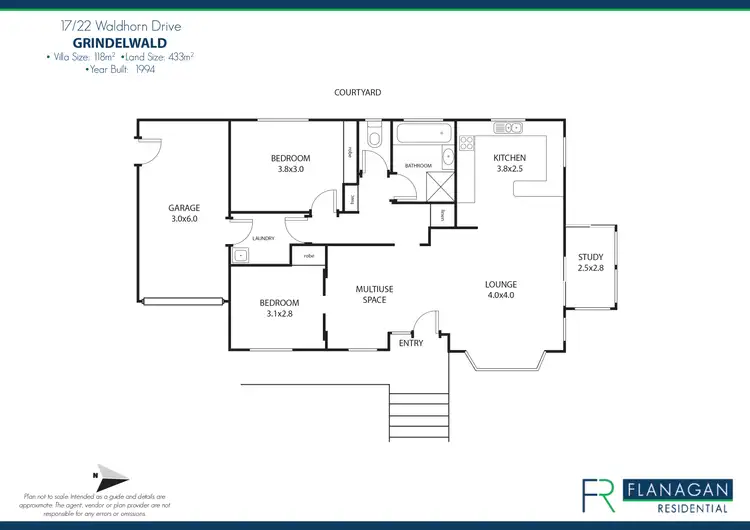 Floorplan of Homely villa listing, 17/22 Waldhorn Dr, Grindelwald TAS 7277