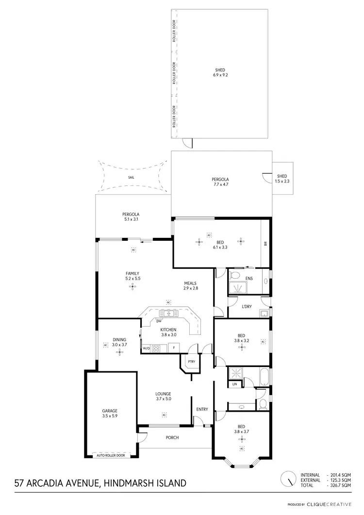 Floorplan of Homely house listing, 57 Arcadia Ave, Hindmarsh Island SA 5214