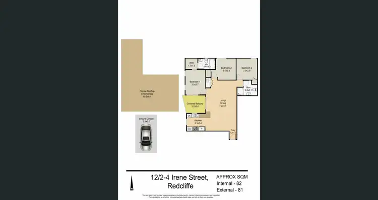 Floorplan of Homely unit listing, 12/2-4 Irene St, Redcliffe QLD 4020