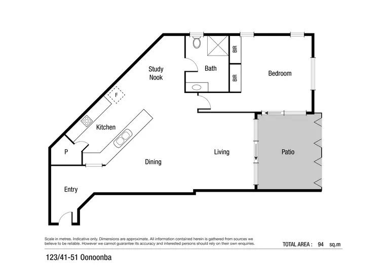 Floorplan of Homely unit listing, Unit 123/41-51 Oonoonba Rd, Idalia QLD 4811
