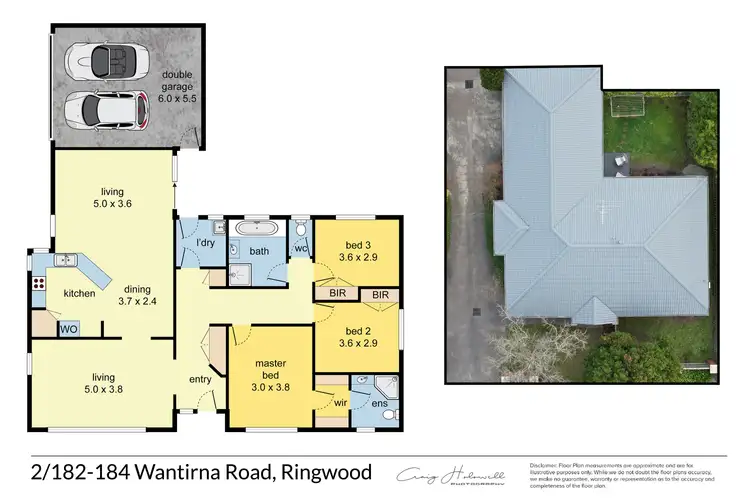 Floorplan of Homely unit listing, Unit 2/182-184 Wantirna Rd, Ringwood VIC 3134