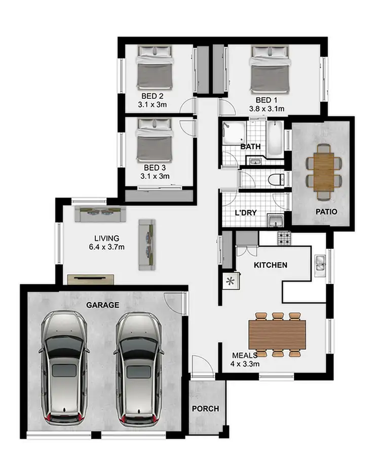 Floorplan of Homely house listing, 28 Glengallan Pl, Durack QLD 4077