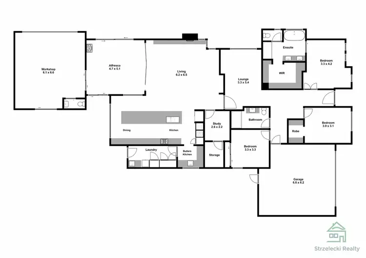 Floorplan of Homely house listing, 17 Villeneuve Drive, Trafalgar VIC 3824