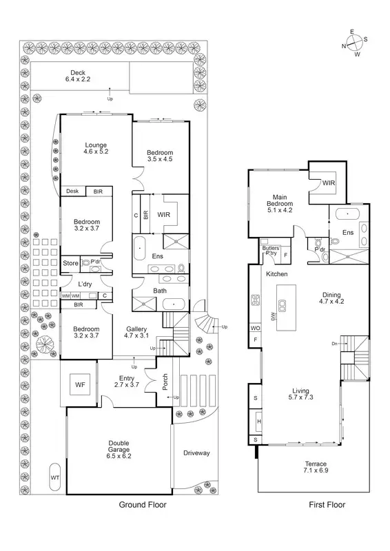 Floorplan of Homely townhouse listing, 3/51 Beach Rd, Mentone VIC 3194