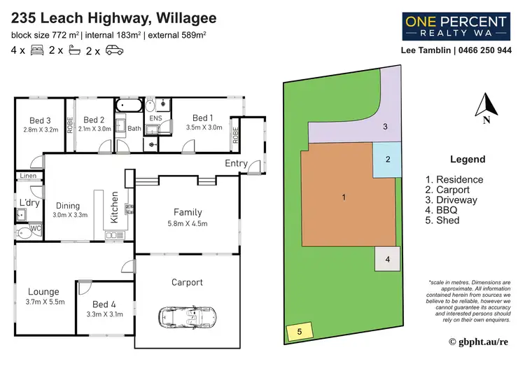 Floorplan of Homely house listing, 235 Leach Hwy, Willagee WA 6156