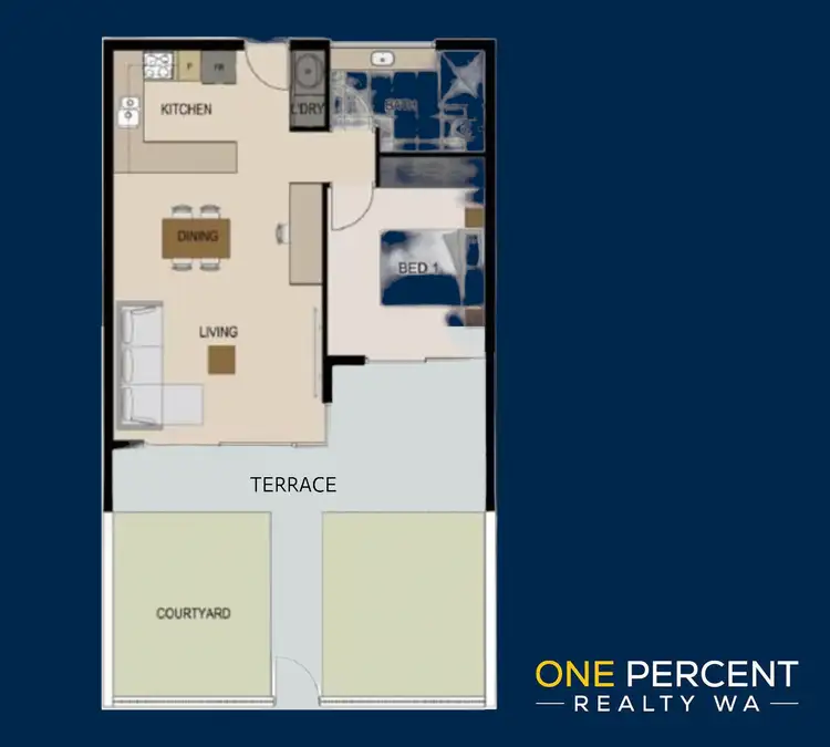 Floorplan of Homely apartment listing, Unit 6/24 Flinders Lane, Rockingham WA 6168