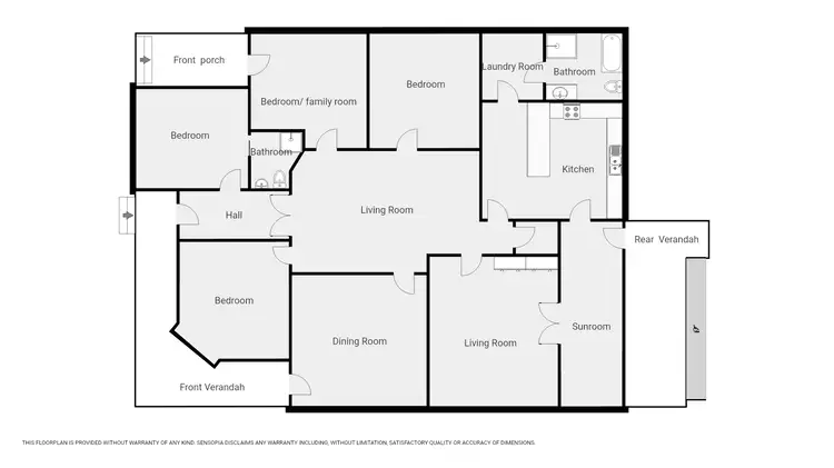Floorplan of Homely house listing, 32 Clifton Ave, Stawell VIC 3380