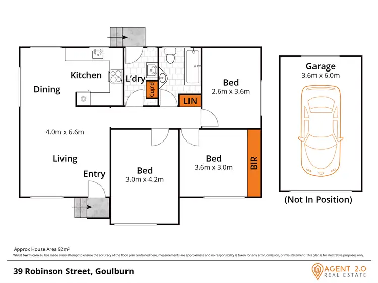 Floorplan of Homely house listing, 39 Robinson St, Goulburn NSW 2580