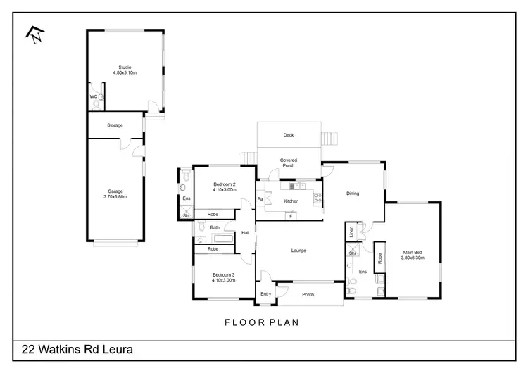 Floorplan of Homely house listing, 22 Watkins Rd, Leura NSW 2780