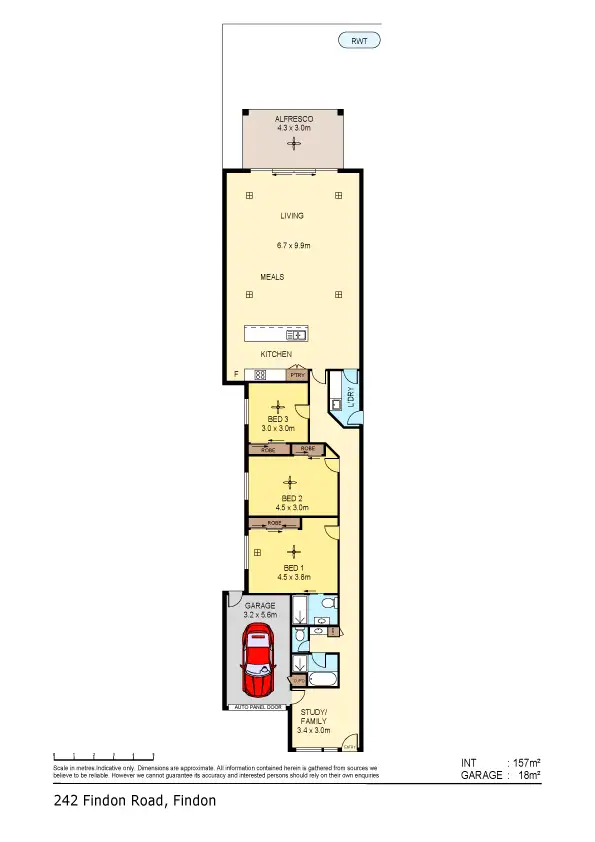 Floorplan of Homely house listing, 242 Findon Road, Findon SA 5023