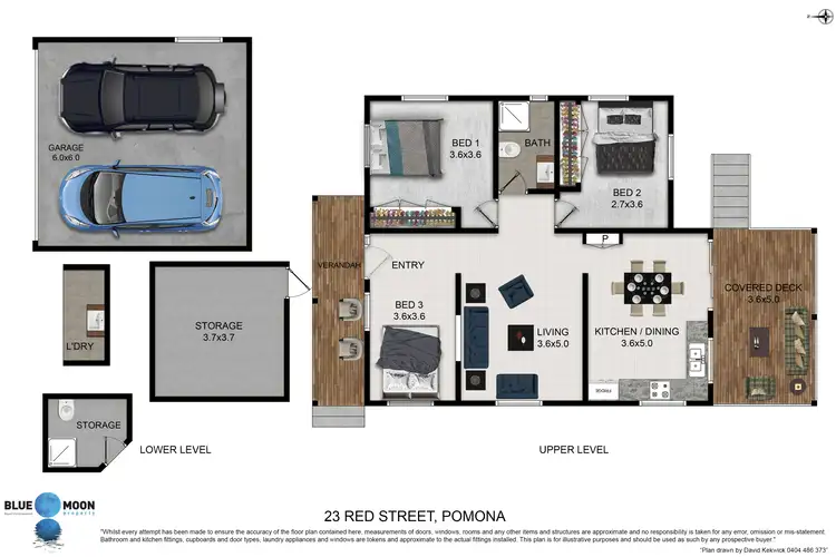 Floorplan of Homely house listing, 23 Red St, Pomona QLD 4568