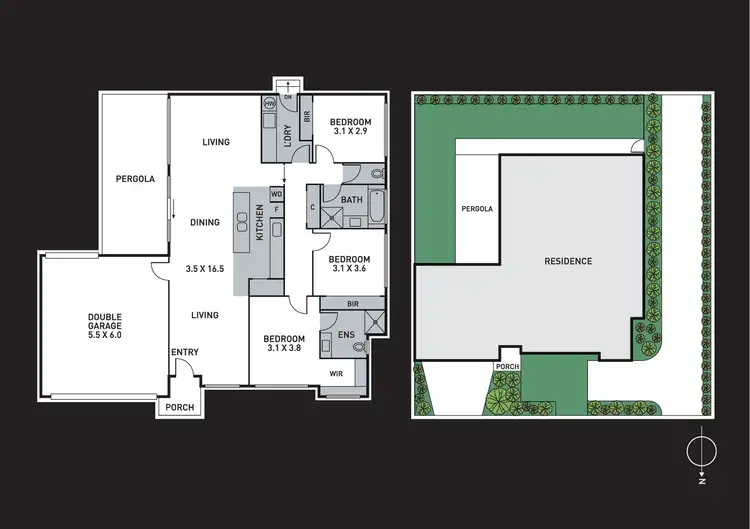 Floorplan of Homely house listing, 1/10 Date Palm Street, Longwarry VIC 3816