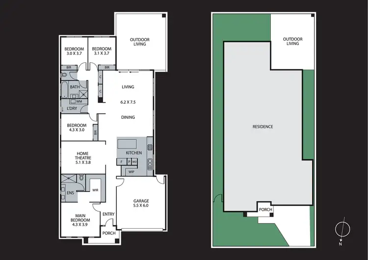 Floorplan of Homely house listing, 95 Centenary Boulevard, Officer South VIC 3809