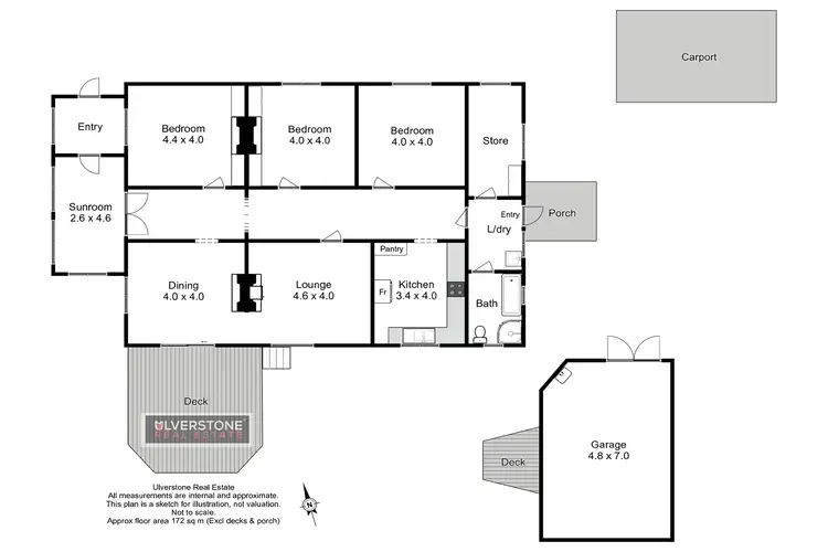 Floorplan of Homely house listing, 3 James St, Ulverstone TAS 7315