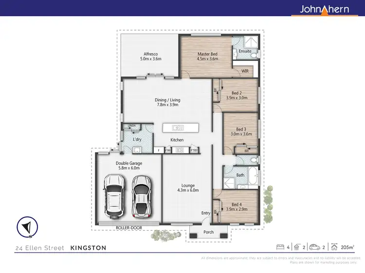 Floorplan of Homely house listing, 24 Ellen St, Kingston QLD 4114