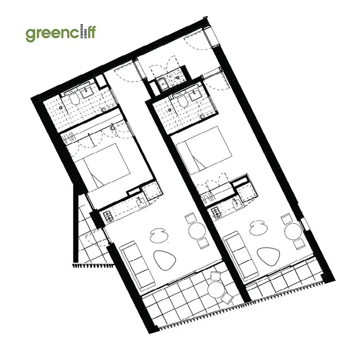 Floorplan of Homely apartment listing, 2208/18 Park Lane, Chippendale NSW 2008