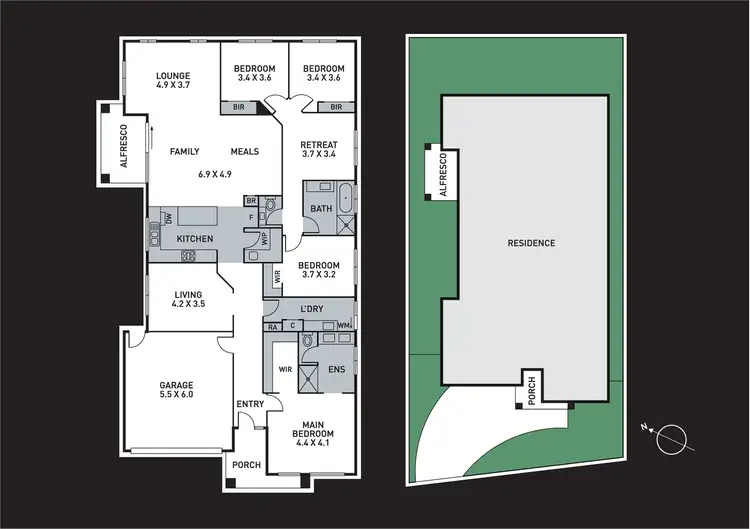 Floorplan of Homely house listing, 13 Pridley Boulevard, Officer South VIC 3809