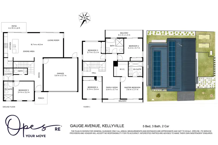 Floorplan of Homely house listing, 1 Gauge Avenue, Kellyville NSW 2155