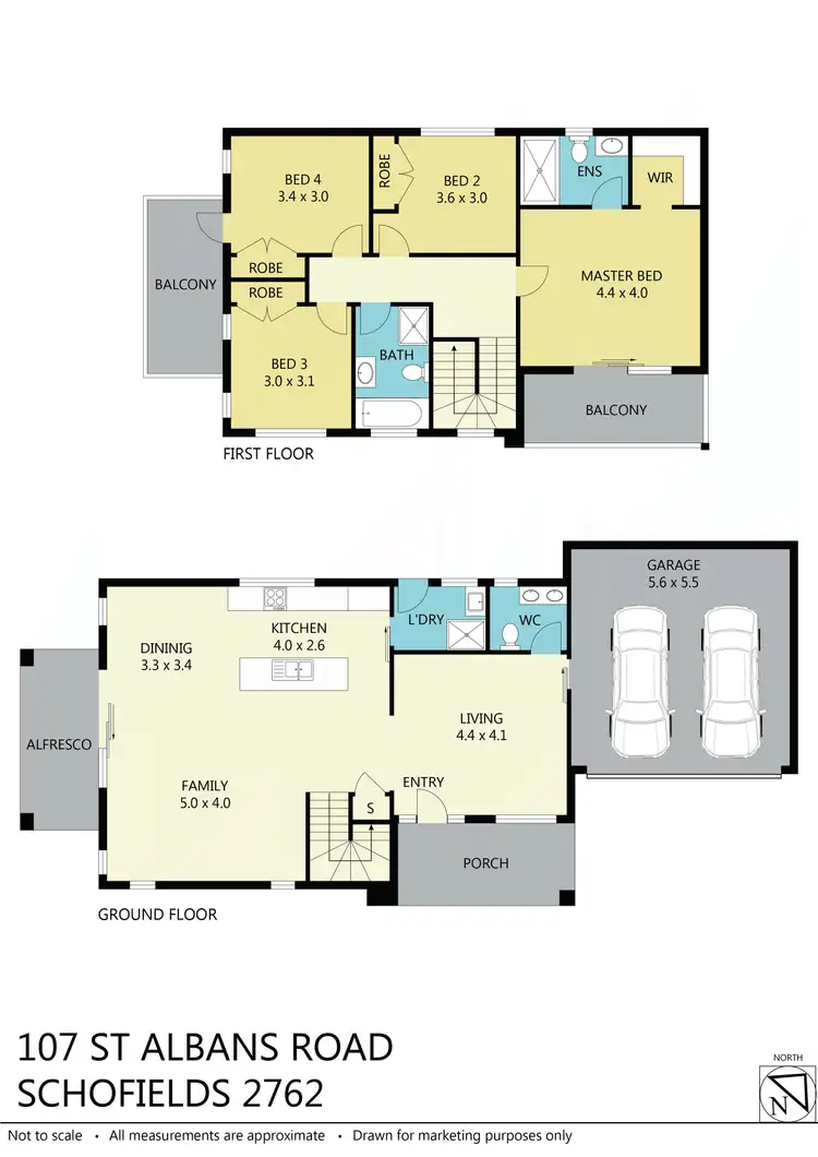 Floorplan of Homely house listing, 107 St Albans Rd, Tallawong NSW 2762