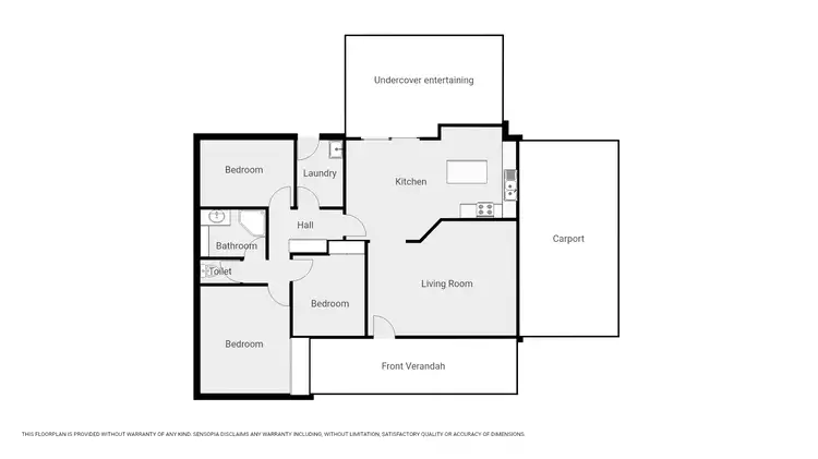 Floorplan of Homely house listing, 47 Sharpley Ave, Stawell VIC 3380