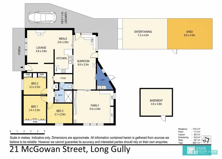 Floorplan of Homely house listing, 21 Mcgowan St, California Gully VIC 3556