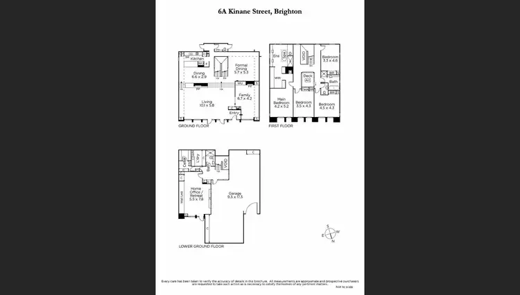 Floorplan of Homely house listing, 6A Kinane St, Brighton VIC 3186