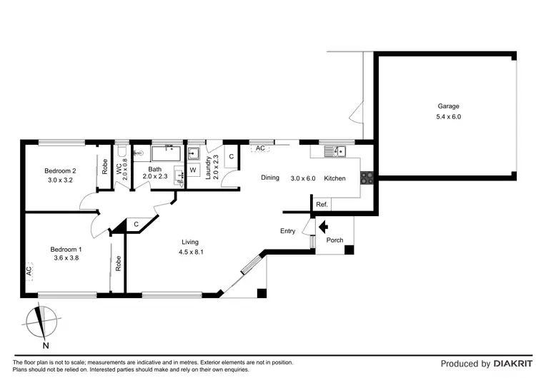 Floorplan of Homely house listing, 16B Chaumont Dr, Avondale Heights VIC 3034