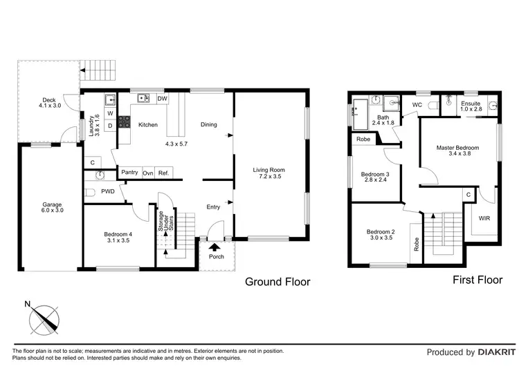 Floorplan of Homely house listing, 1/52 Montpellier Drive, Avondale Heights VIC 3034