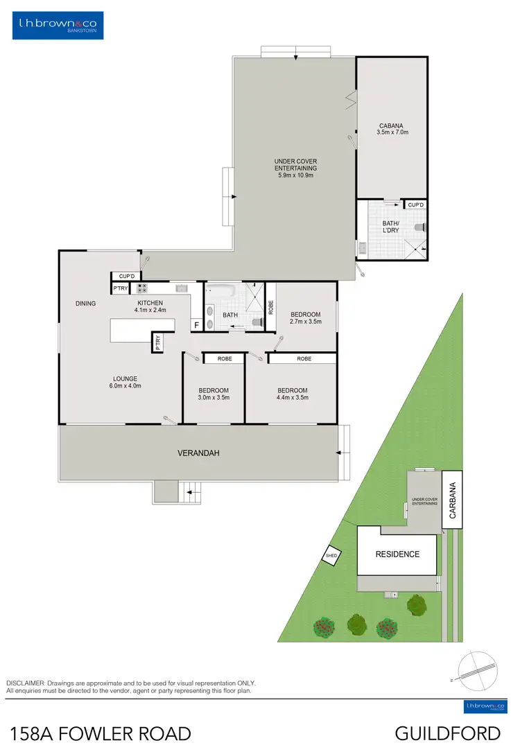 Floorplan of Homely house listing, 158A Fowler Rd, Guildford NSW 2161