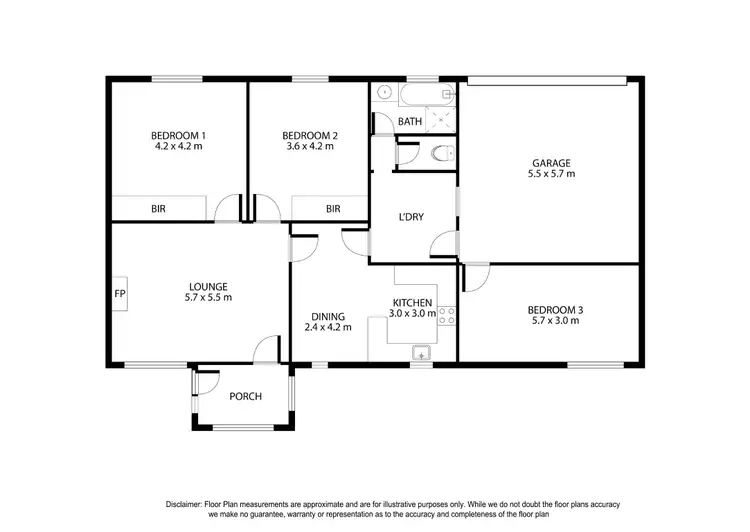 Floorplan of Homely rural property listing, 68 McNamara Park Rd, Compton SA 5291