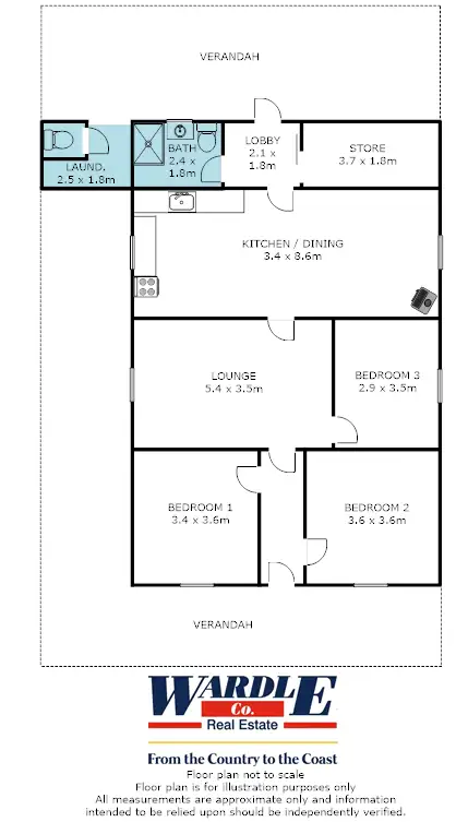 Floorplan of Homely house listing, 46 Alexandra Tce, Jamestown SA 5491