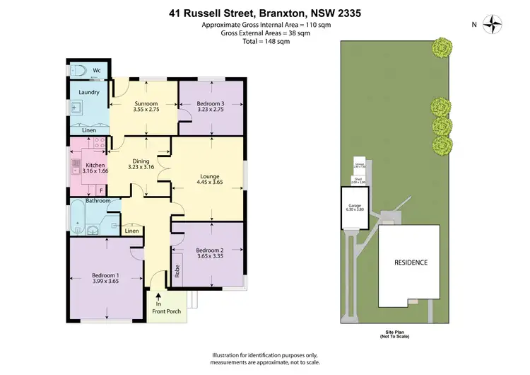 Floorplan of Homely house listing, 41 Russell St, Branxton NSW 2335