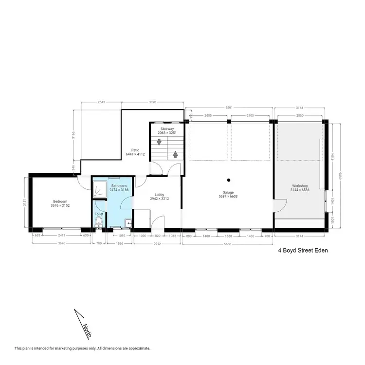 Floorplan of Homely house listing, 4 Boyd St, Eden NSW 2551