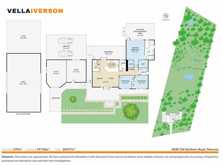 Floorplan of Homely house listing, 4838 Old Northern Rd, Maroota NSW 2756