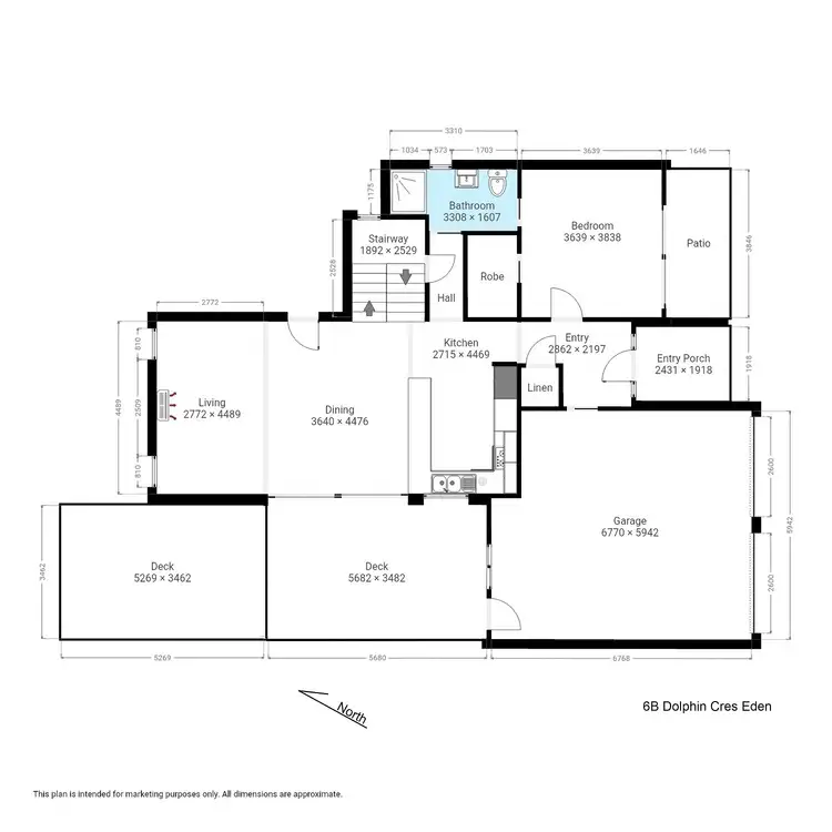 Floorplan of Homely house listing, 6B Dolphin Cres, Eden NSW 2551