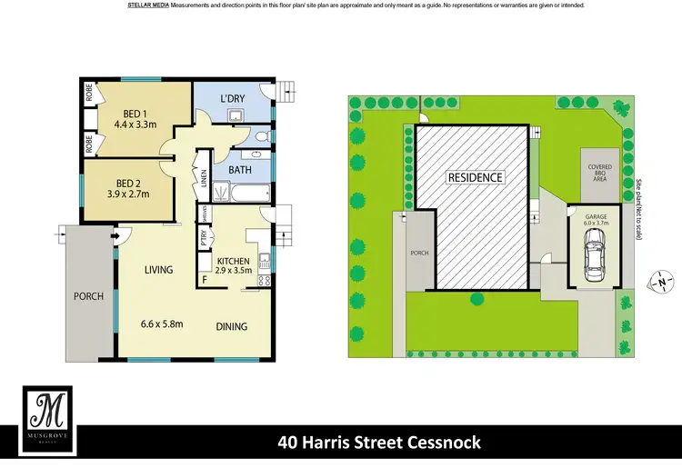 Floorplan of Homely house listing, 40 Harris St, Cessnock NSW 2325