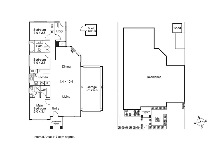 Floorplan of Homely house listing, 1A Apex Avenue, Hampton VIC 3188
