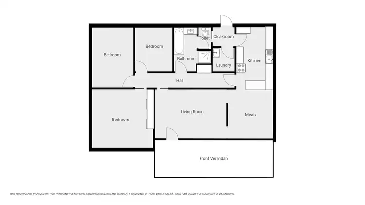 Floorplan of Homely house listing, 42 Newington Rd, Stawell VIC 3380