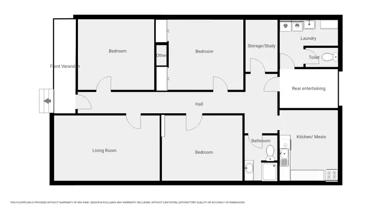 Floorplan of Homely house listing, 25 Campbell St, Stawell VIC 3380