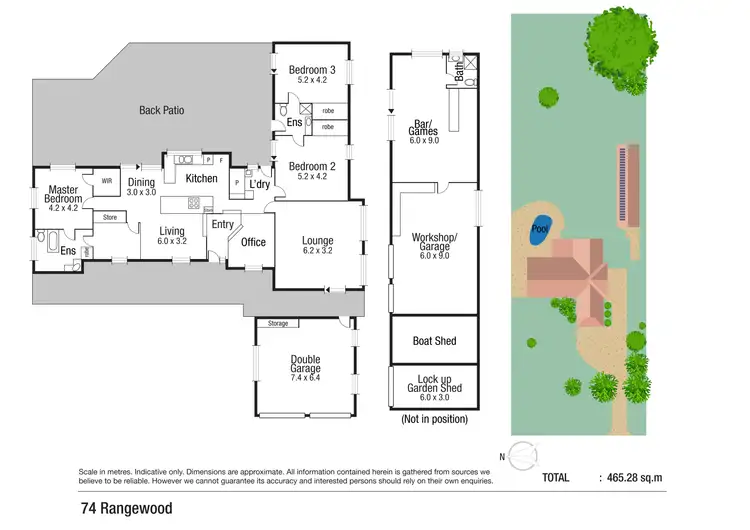 Floorplan of Homely house listing, 74 Rangewood Dr, Rangewood QLD 4817