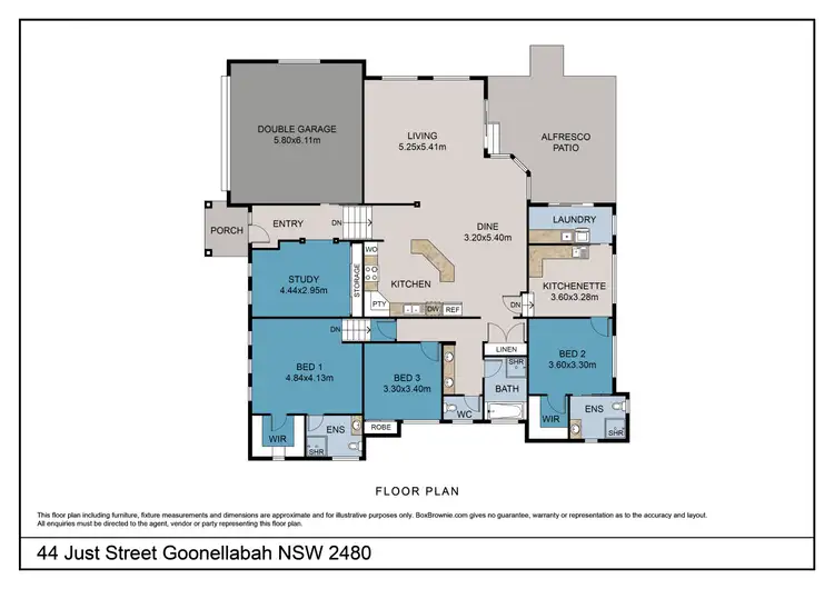 Floorplan of Homely house listing, 44 Just St, Goonellabah NSW 2480