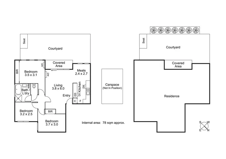Floorplan of Homely apartment listing, 3/310 Beach Rd, Black Rock VIC 3193