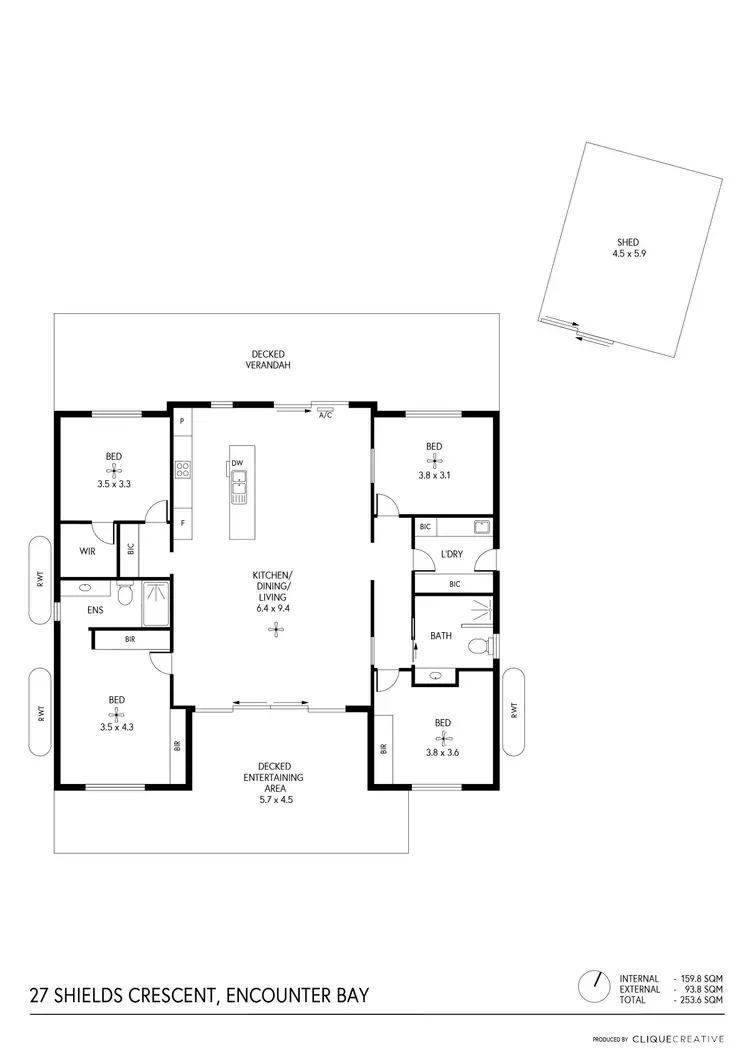 Floorplan of Homely house listing, 27 Shields Cres, Encounter Bay SA 5211