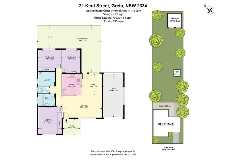 Floorplan of Homely house listing, 21 Kent St, Greta NSW 2334
