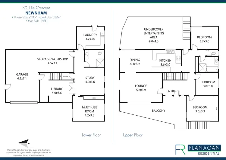 Floorplan of Homely house listing, 30 Julie Cres, Newnham TAS 7248