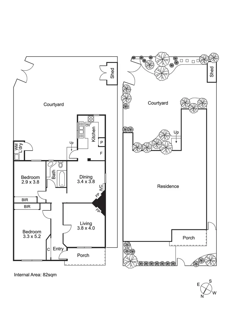 Floorplan of Homely house listing, 39 Mason Avenue, Elwood VIC 3184